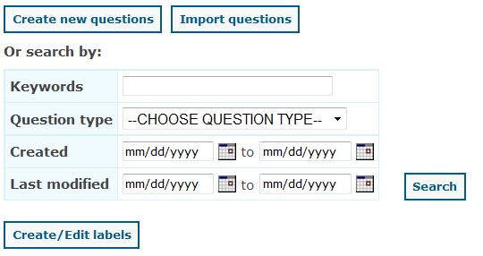 Create/Edit Labels
