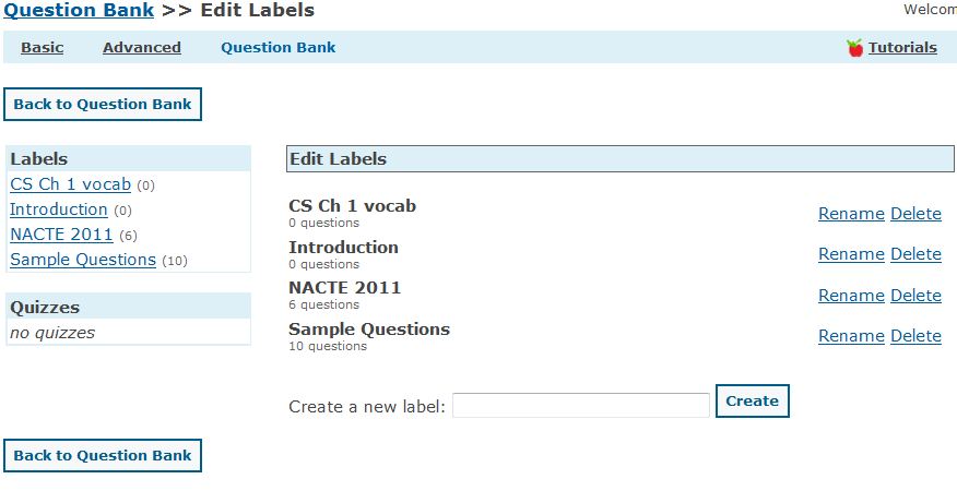 renamed label
